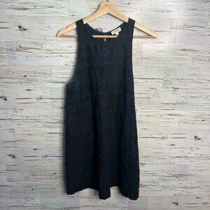 Wilfred  aritzia linen dress black blue size small